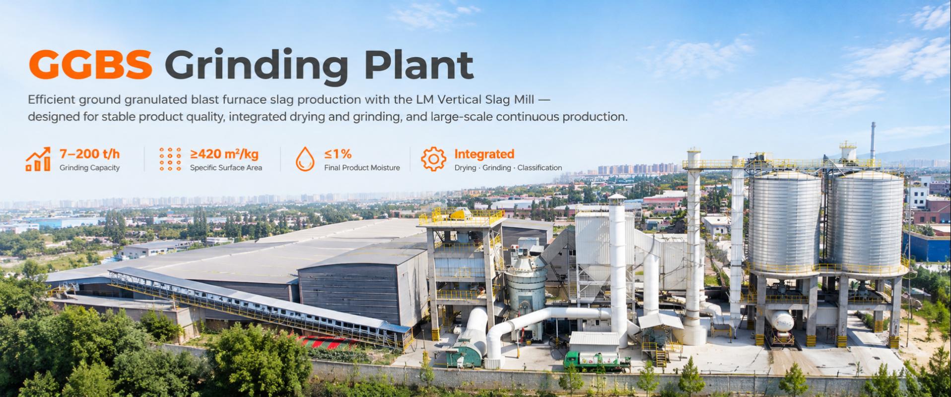 GGBS Grinding Plant