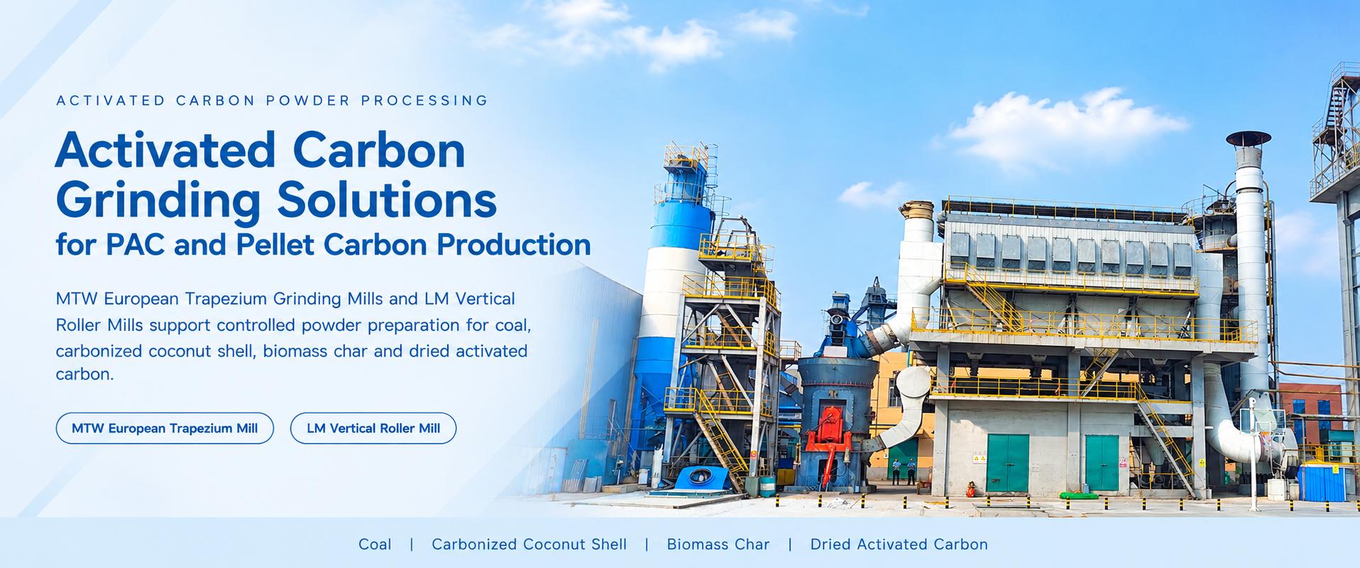 Powder Processing for Activated Carbon