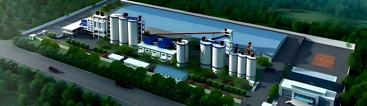 Complete cement clinker grinding plant layout