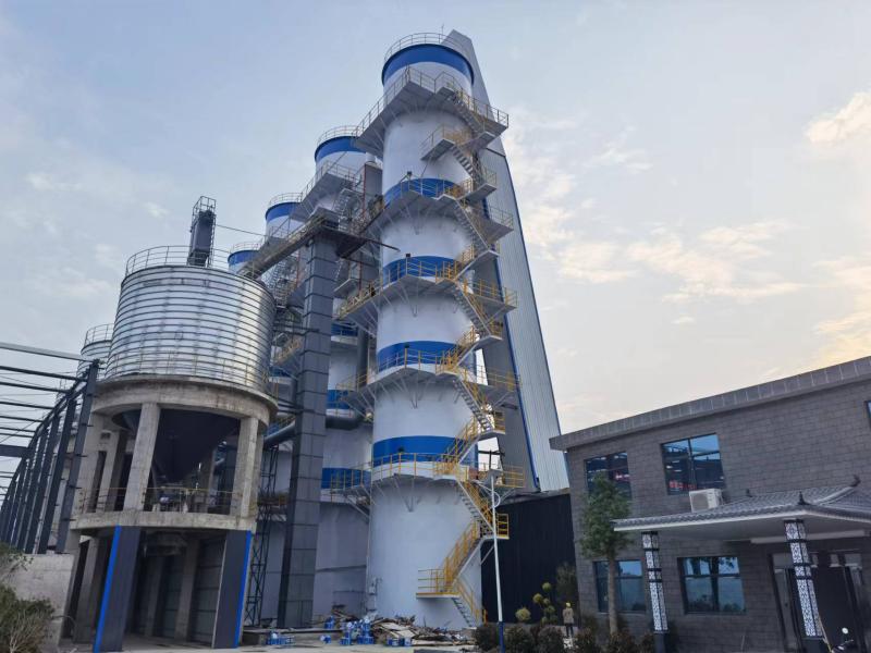Vertical shaft lime kiln for limestone calcination
