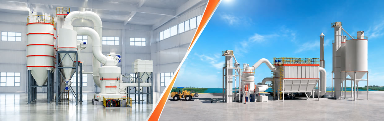Oil and gas drilling mineral powder processing flow