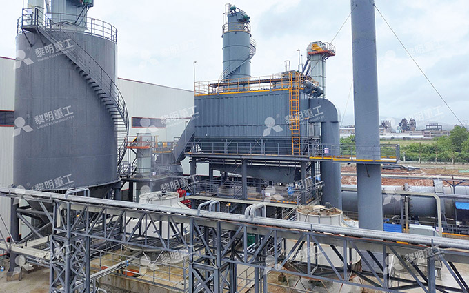 Calcined spodumene mill lithium carbonate processing unit