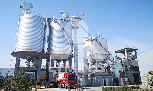 Granulated blast furnace slag mill with an annual capacity of 400,000 tons